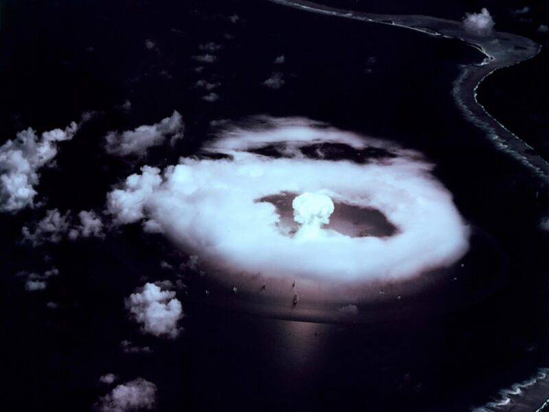 First Atom Bomb explosion at Bikini