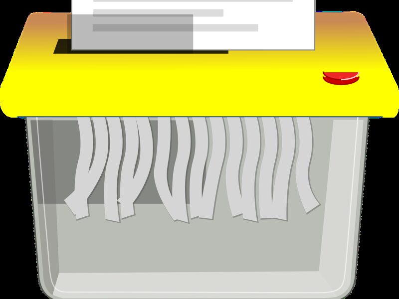 shredder, document, paper shredder